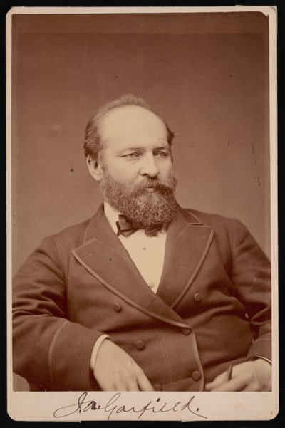 James Abram Garfield'ın Portresi 1831-1881, 1876'dan Önce. by Brady