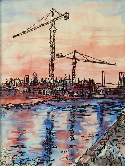Vinçlerle Kanal Akşamı by Brenda Brin Booker