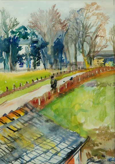 İşten eve dönüş, 1982 (kağıt üzerinde wc) by Brenda Brin Booker