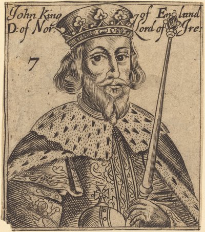 John, İngiltere Kralı by British 17th Century