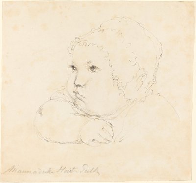 Şapkalı Bir Çocuğun Başı by British 18th Century after John Flaxman
