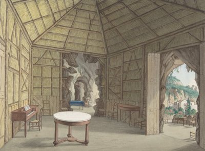 Yemek Odası, Villa Barbaja, Napoli, 1800-1870. by British Anonymous 19th Century.