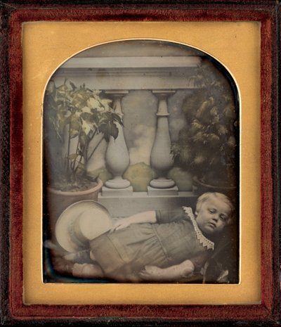 Bir Çocuk Portresi,c. 1850 (fotoğraf) by British Photographer
