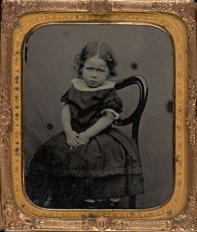 Bir Kızın Portresi, yak. 1855 (fotoğraf) by British Photographer