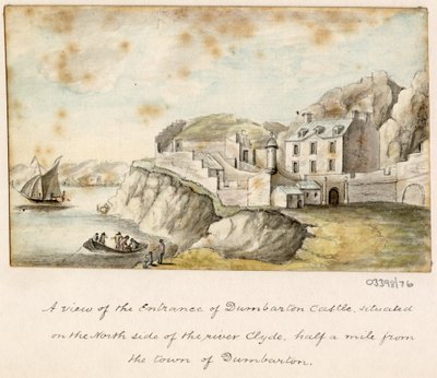 Bir dizi eskiz, Büyük Britanya, Kıta ve Amerika'dan görünümler 1772-1778 (suluboya) by British School