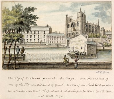 Bir dizi eskiz, Büyük Britanya, Kıta ve Amerika'dan görünümler 1772-1778 (suluboya) by British School