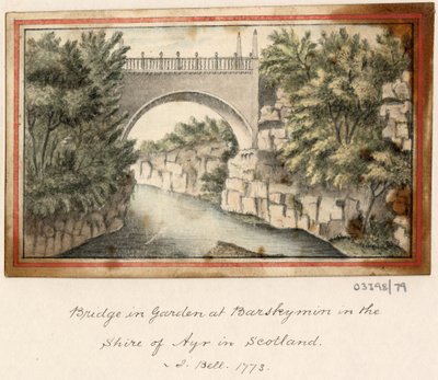 Bir dizi eskiz, Büyük Britanya, Kıta ve Amerika'dan görünümler 1772-1778 (suluboya) by British School