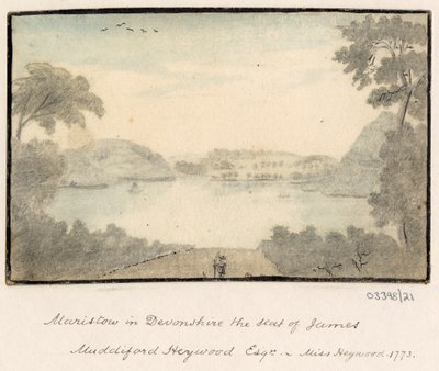 Bir dizi eskiz, Büyük Britanya, Kıta ve Amerika'dan görünümler 1772-1778 (suluboya) by British School