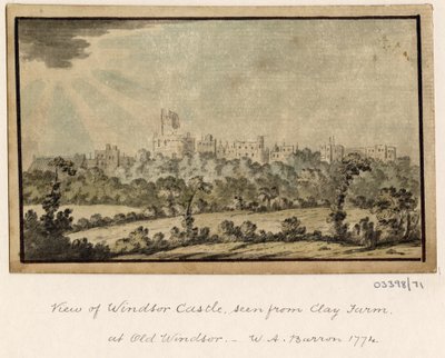 Bir dizi eskiz, Büyük Britanya, Kıta ve Amerika'dan görünümler 1772-1778 (suluboya) by British School