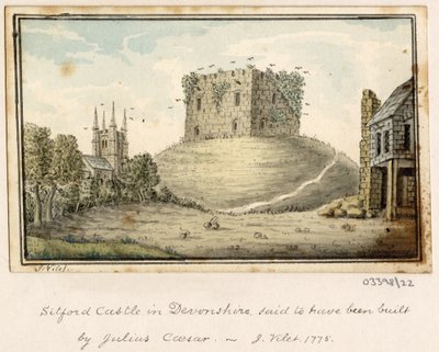Bir dizi eskiz, Büyük Britanya, Kıta ve Amerika'dan görünümler 1772-1778 (suluboya) by British School