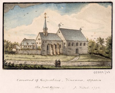 Bir dizi eskiz, Büyük Britanya, Kıta ve Amerika 1772-1778'deki görünümler (suluboya) by British School