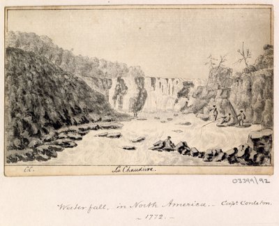 Bir dizi eskiz, Büyük Britanya, Kıta ve Amerika 1772-1778'deki görünümler (suluboya) by British School