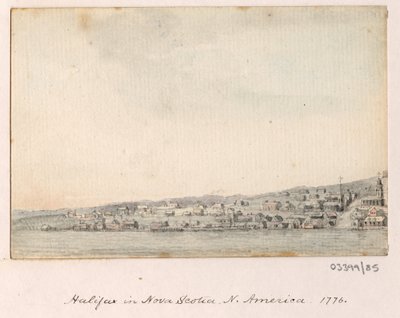 Bir dizi eskiz, Büyük Britanya, Kıta ve Amerika 1772-1778'deki görünümler (suluboya) by British School