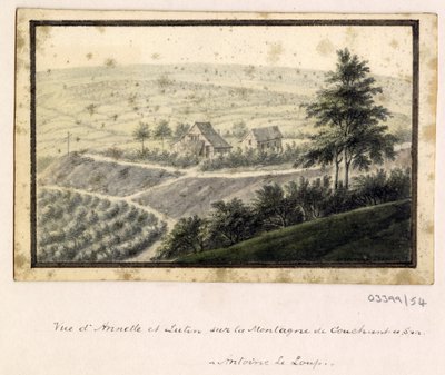 Bir dizi eskiz, Büyük Britanya, Kıta ve Amerika 1772-1778'deki görünümler (suluboya) by British School