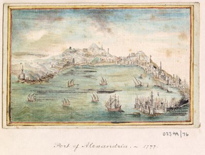 Bir dizi eskiz, Büyük Britanya, Kıta ve Amerika 1772-1778'deki görünümler (suluboya) by British School
