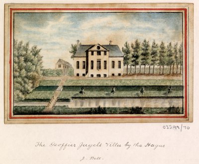 Bir dizi eskiz, Büyük Britanya, Kıta ve Amerika 1772-1778'deki görünümler (suluboya) by British School