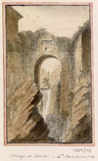 Bir dizi eskiz, Büyük Britanya, Kıta ve Amerika 1772-1778'deki görünümler (suluboya) by British School