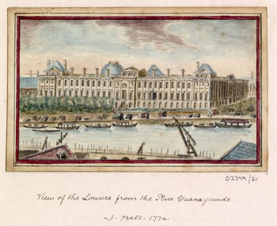 Bir dizi eskiz, Büyük Britanya, Kıta ve Amerika 1772-1778'deki görünümler (suluboya) by British School