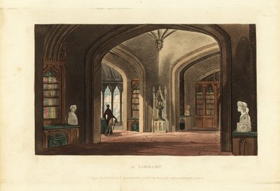 Gotik tarzda bir kütüphane için tasarım, Regency Era by British School