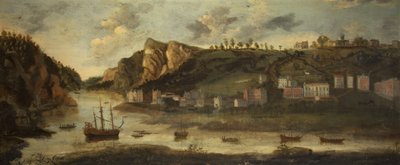 The Hot Wells, Bristol, 1800 dolayları (tuval üzerine yağlı boya) by British School