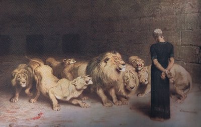 Aslanlar inindeki Daniel, Bibbys Yıllık by Briton (after) Riviere