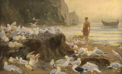 Eski Bir Dünya Gezgini, 1887, c1930. by Briton Riviere