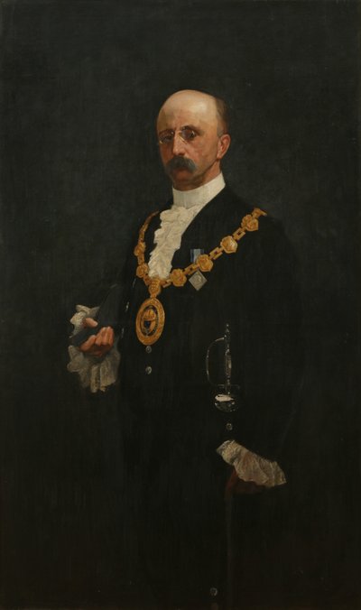 Belediye Başkanı W. J. Bazeley, 1895-97 dolayları (tuval üzerine yağlı boya) by Bror. Kronstrand