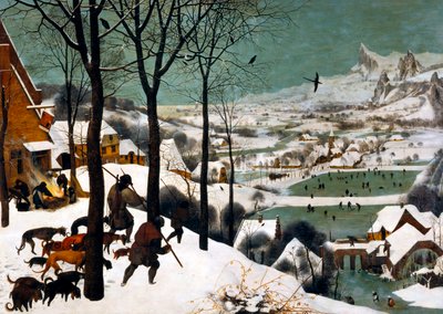 Kar Kışında Avcılar, 1565 by Bruegel