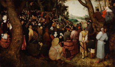 Vaftizci Yahya'nın Vaazı by Bruegel