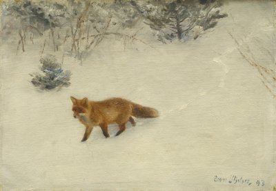 Tilki, 1893 by Bruno Andreas Liljefors
