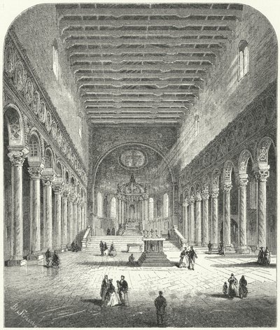 Classe, Ravenna'daki SantApollinare Bazilikası by Bruno Heinrich Strassberger