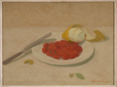 Natürmort (karton üzerine yağlı boya) by Bruno Semprebon