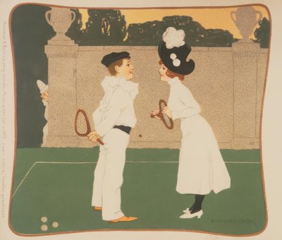 Tenis kortunda tanışma by Brynolf Wennerberg