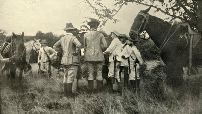 General Lawton Küba Subaylarından Öğreniyor...30 Haziran, İspanyol-Amerikan Savaşı, 1898, 1899. by Burr McIntosh