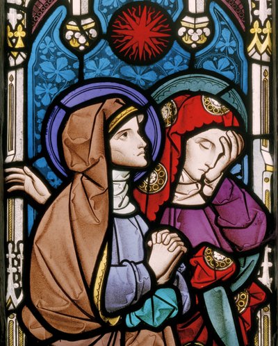 Küçük Kimble, All Saints, Heaton, Butler & Bayne, Bayne, İki Maries/Marys by Butler and Bayne & Hassam Alfred (1843 1868) Heaton