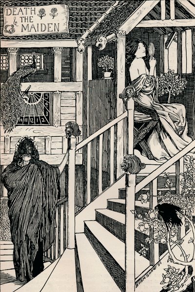 Ölüm ve Bakire, 1895 by Byam Shaw