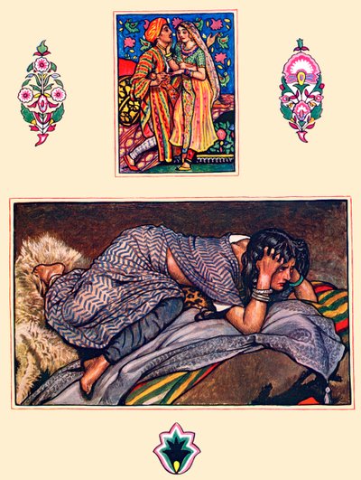 Kama Bahçesi'nden 'Issız Çingene Şarkısı'. by Byam Shaw