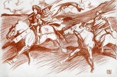 Şövalye ve Yoldaşları, 1898. by Byam Shaw