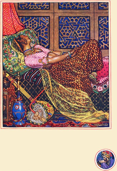'Zira: Esarette', Kama Bahçesi'nden şiir by Byam Shaw