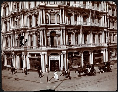 Gilsey House, Broadway ve 29th Street, New York, c.1905 (gümüş jelatin baskı) by Byron Company