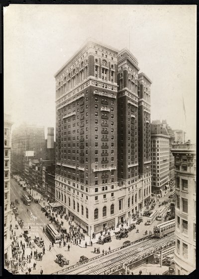 Hotel McAlpin, 34. Cadde ve Broadway, New York, 1912 by Byron Company