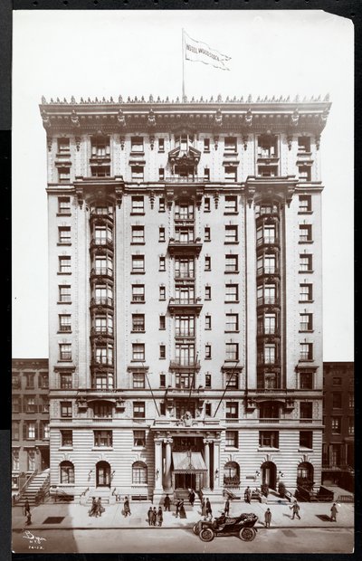 Hotel Woodstock, 127 West 43rd Street, New York, 1907 (gümüş jelatin baskı) by Byron Company