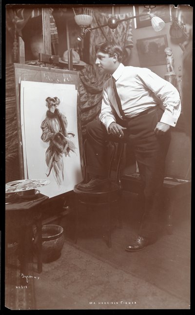 Bay Harrison Fisher, 1905 (gümüş jelatin baskı) by Byron Company