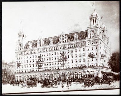 Hughson Frederick Hawley (1850-1936), 1905 (gümüş jelatin baskı) tarafından Sherry's Hotel, Londra'nın bir çiziminin fotoğrafı by Byron Company