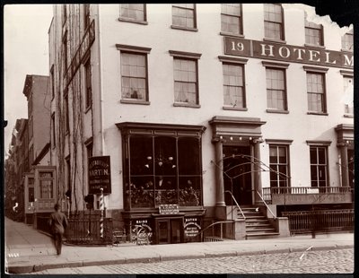 The Hotel Martin, 19 Lafayette Place, New York, 1896 (gümüş jelatin baskı) by Byron Company