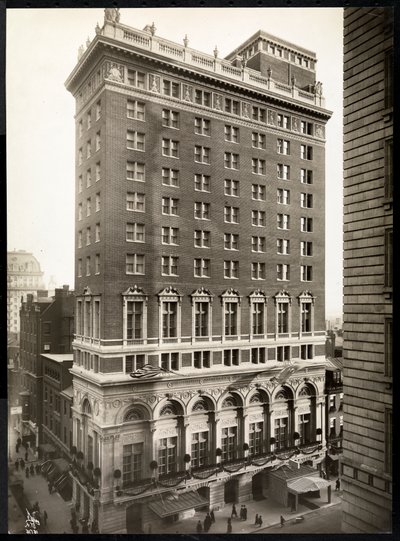 The Ritz-Carlton Hotel, Philadelphia, 1913 (gümüş jelatin baskı) by Byron Company