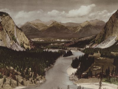 Bow Valley, Banff (renkli fotoğraf) by Byron Hill Harmon