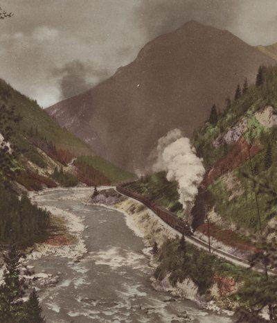 The Kicking Horse Kanyonu (renkli fotoğraf) by Byron Hill Harmon