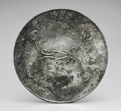 Herakles Düğümü Şeklinde Saplı Ayna, c.280-400 (gümüş) by Byzantine Byzantine