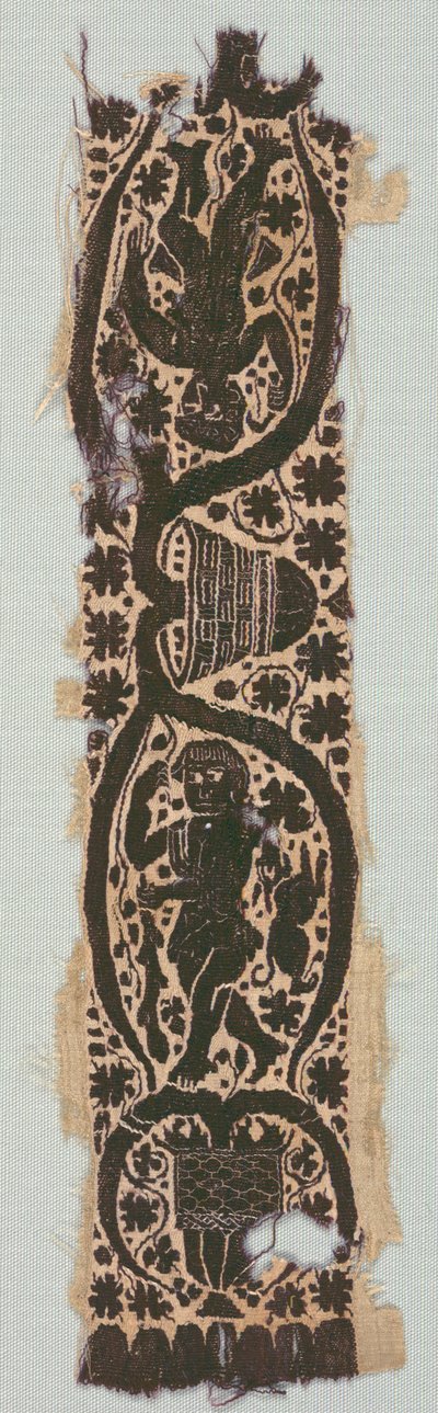 Kol Bandı Süslü Nadir İpek Tunik Parçası, 400